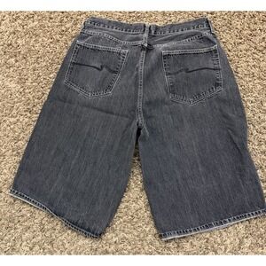 Colorado Jean Shorts Black Denim Short Hip Hop Baggy Mens Size 36x13